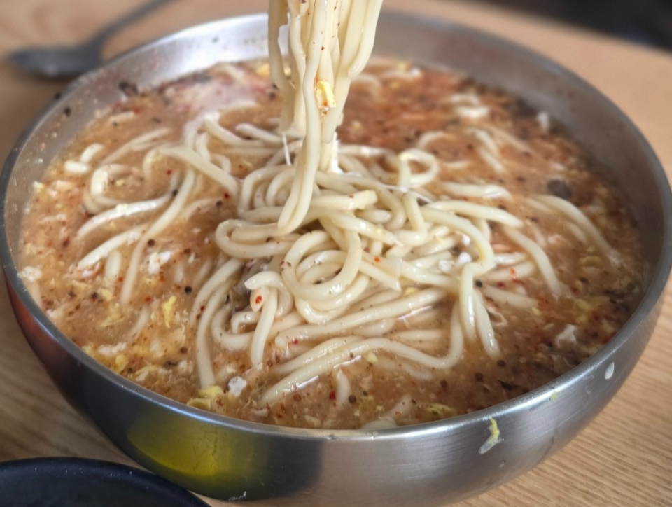 칼국수면발