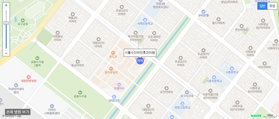 시흥시에서 일요일 진료를 볼 수 있는 이비인후과 병원 시흥수이비인후과의원