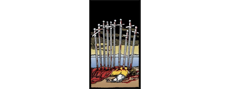 Ten of swords tarot