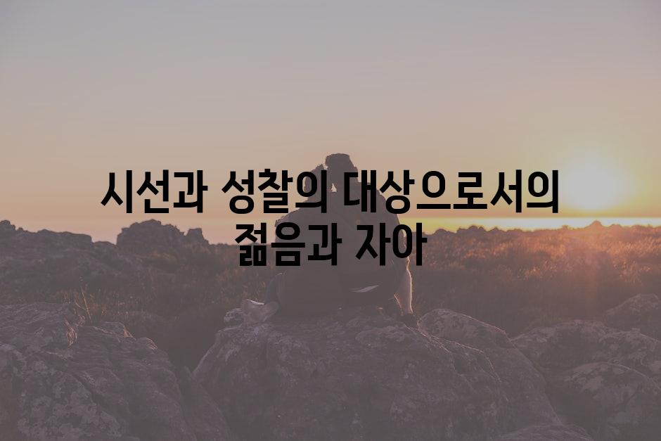 시선과 성찰의 대상으로서의 젊음과 자아