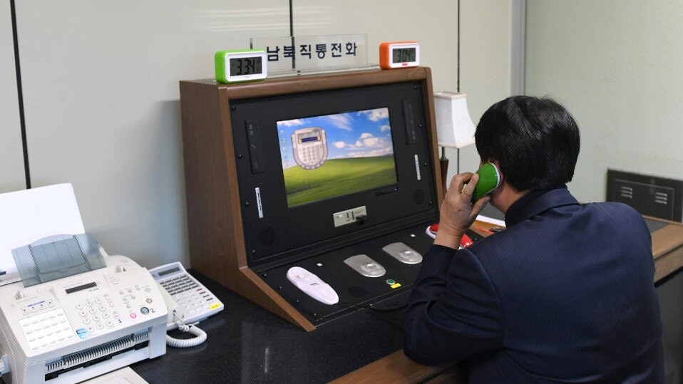  오전 9시부터 모두 복원된 남북통신연락선