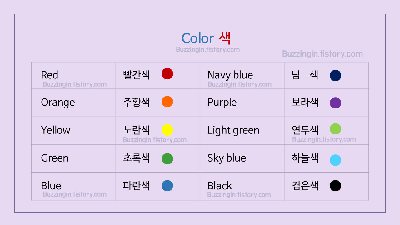산호색, 청록색, 남색, 카키색 등 실생활에 필요한 30가지 색상, 색깔 영어로 산호색, 청록색, 남색, 카키색 등 실생활에 필요한 30가지 색상, 색깔 영어로