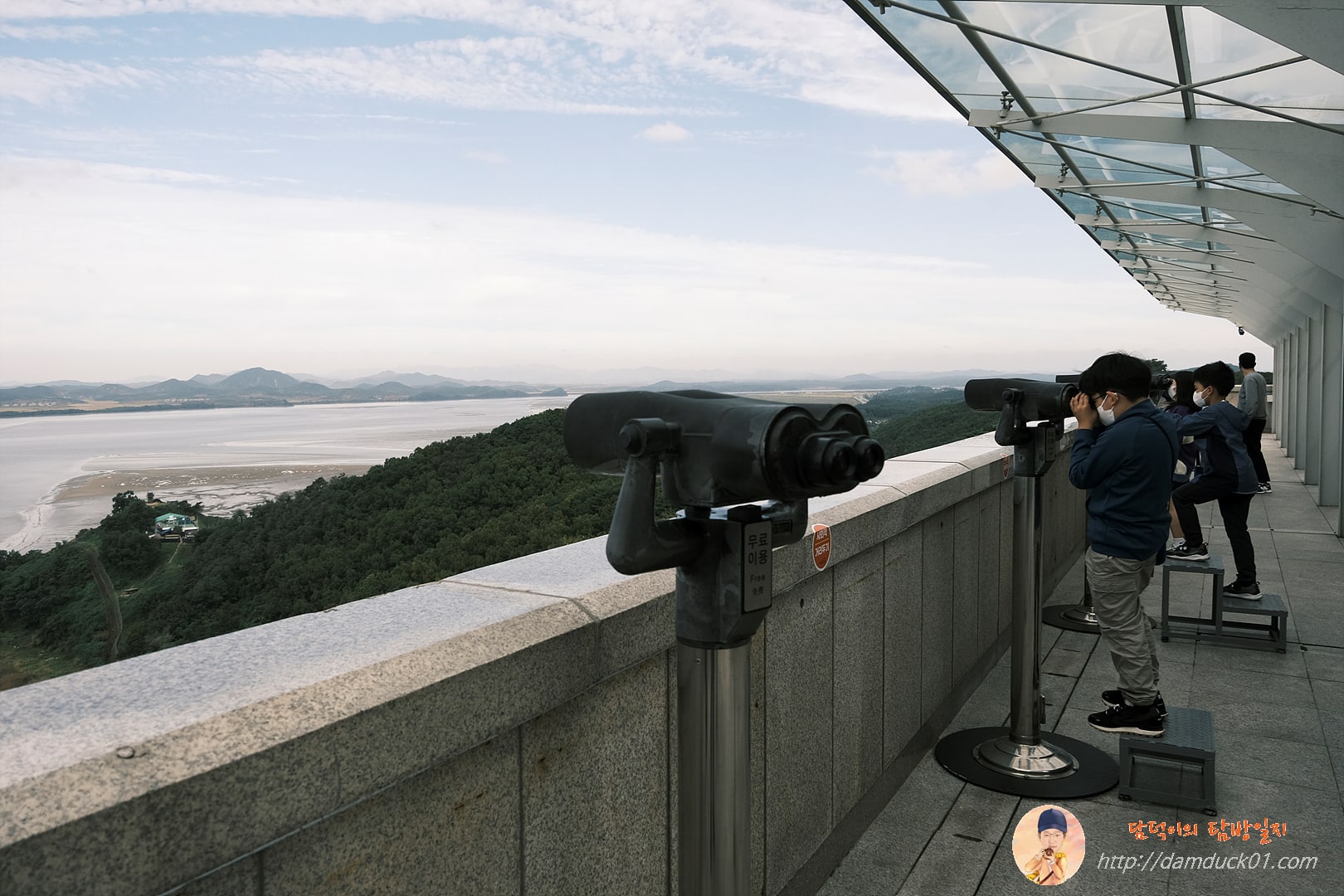 오두산 통일 전망대 망원경