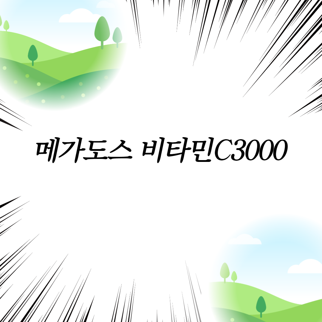  메가도스 비타민C3000