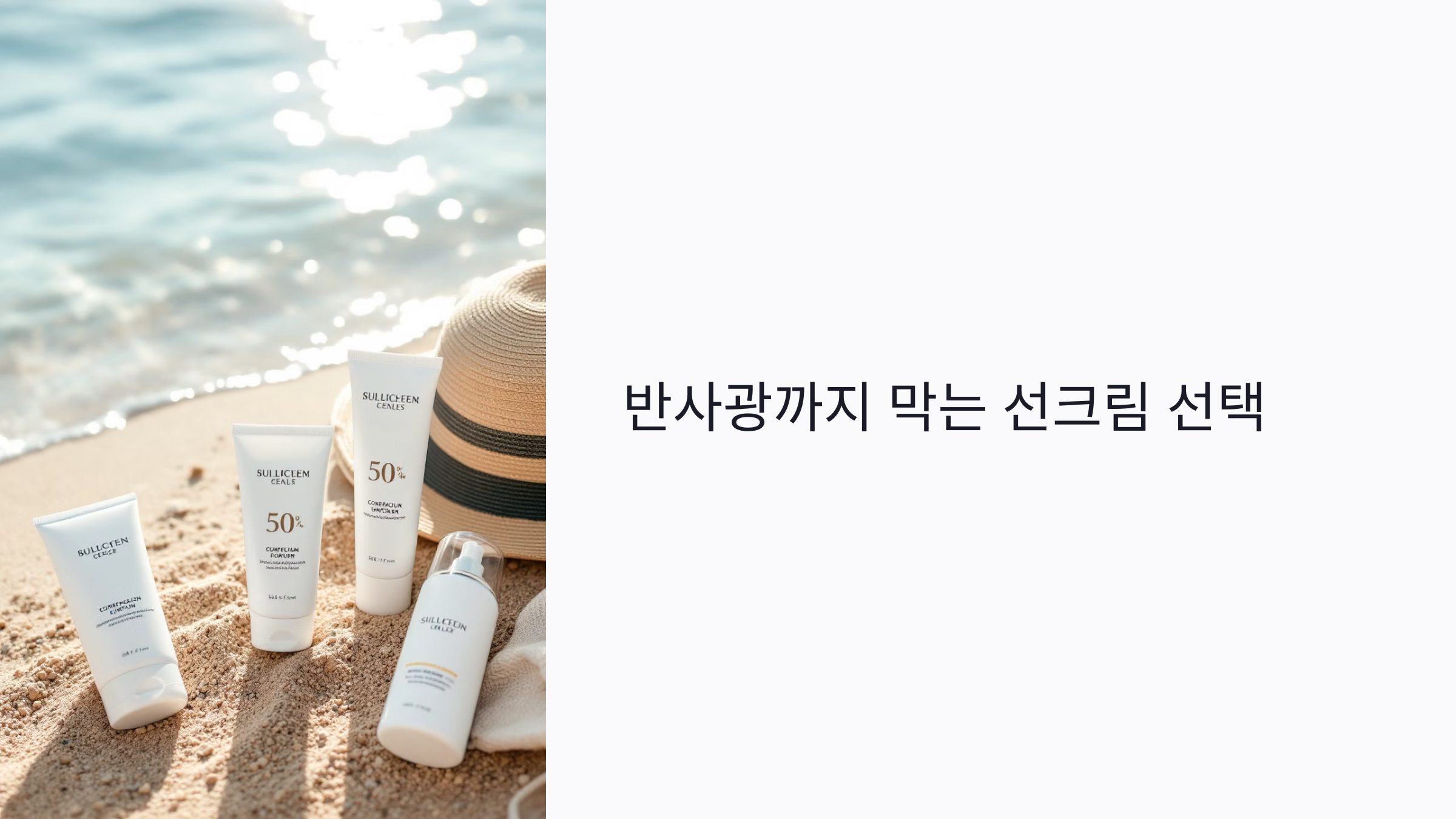 반사광까지 막는 선크림, 어떻게 골라야 할까? 눈·바다·산에서 효과적인 자외선 차단법