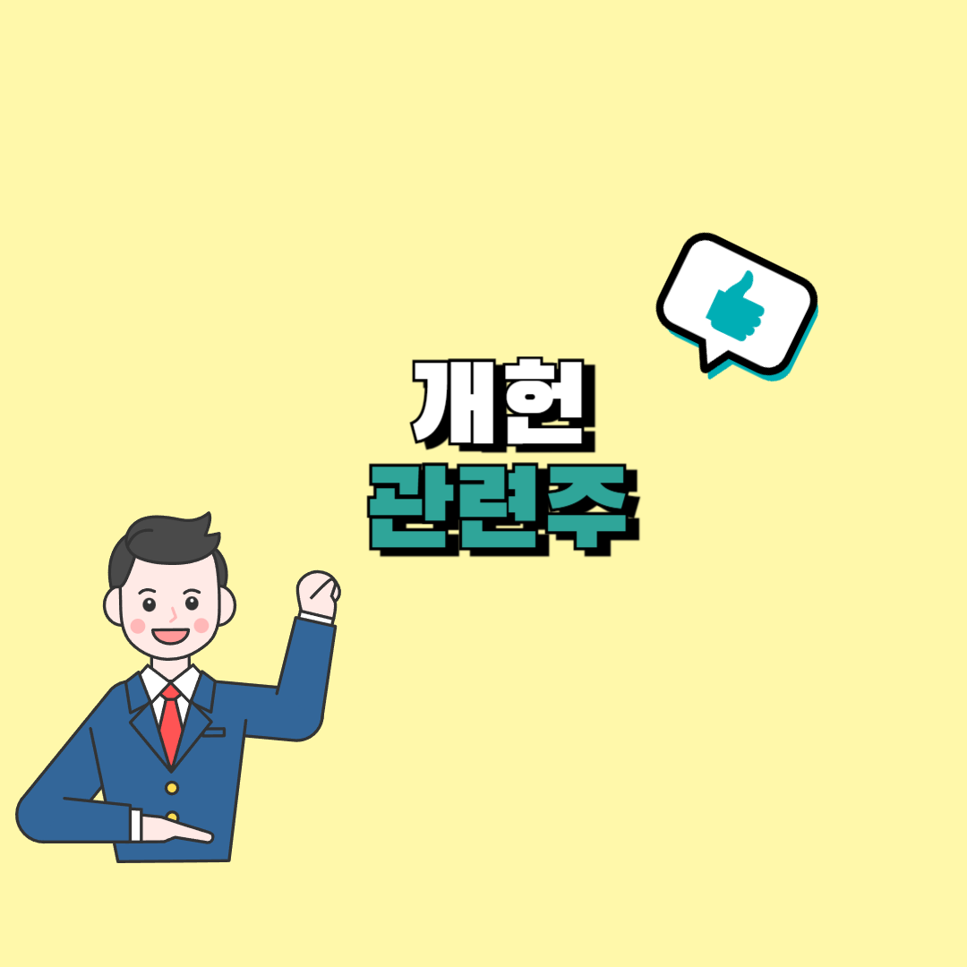 개헌 관련주