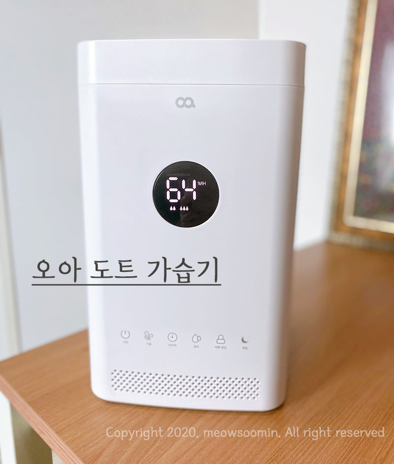  직접구입후기 ) 오아 도트 대용량 가습기 : 촉촉하게 뿜뿜