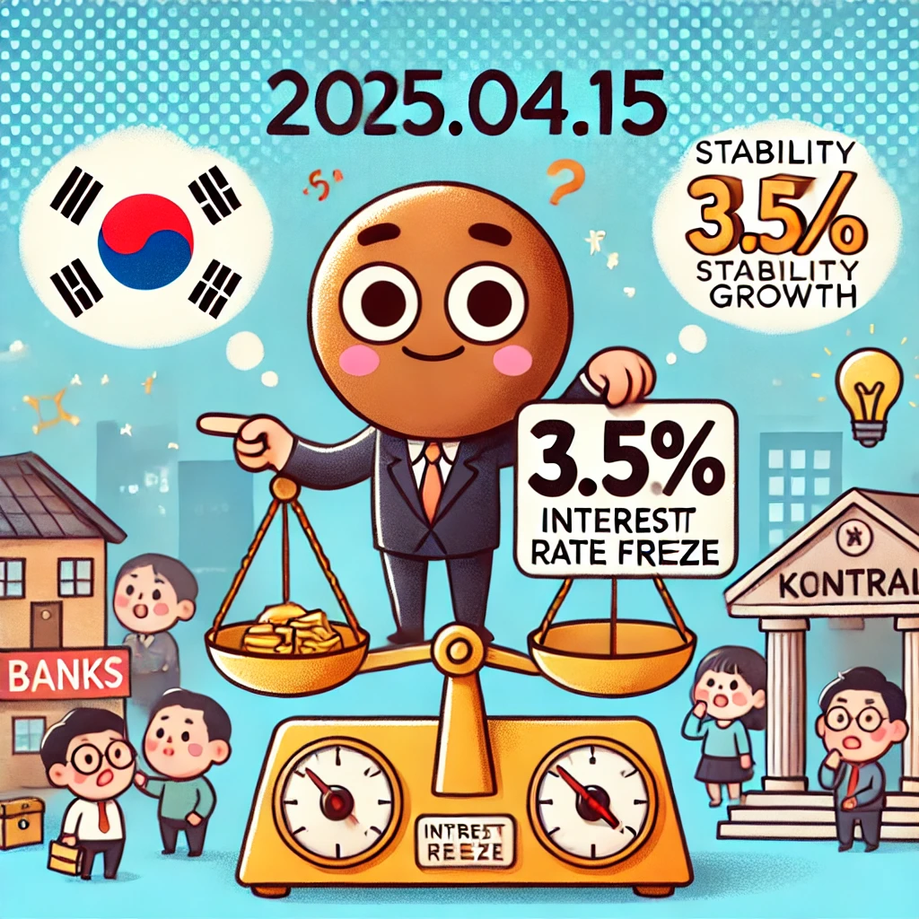 🔍 (20250415) 뉴스돋보기 ② - 기준금리 동결과 한국 경제의 방향