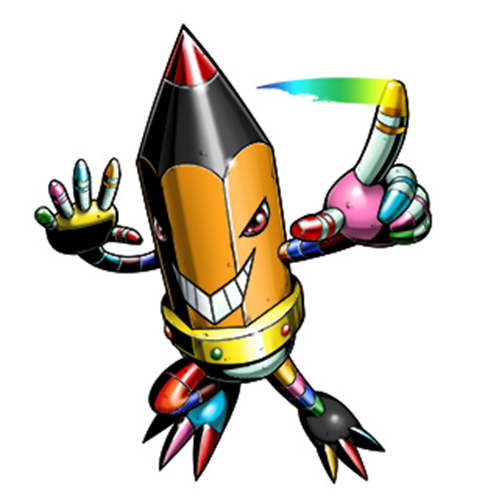  [디지몬도감] 에카키몬 エカキモン EKAKIMON EKAKIMON