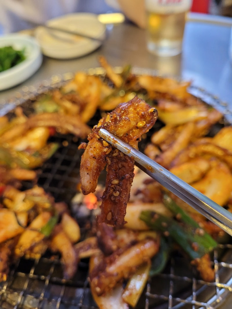 꼼장어 소금구이