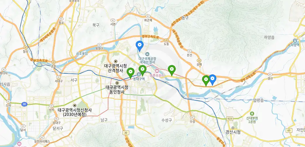 대구 동구 현대자동차 서비스센터 정비공장 사업소 리스트