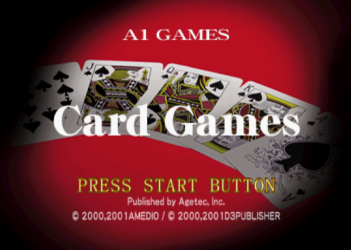  D3Publisher - 카드 게임 북미판 Card Games USA (플레이 스테이션 - PS - iso 다운로드)
