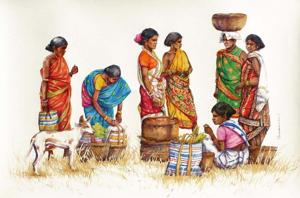 시바 발란(Siva Balan), 인도, 화가, 1976-현재