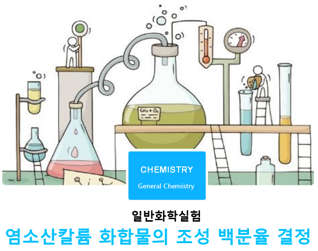 일반화학실험 | 염소산칼륨 화합물의 조성 백분율 결정 일반화학실험 | 염소산칼륨 화합물의 조성 백분율 결정