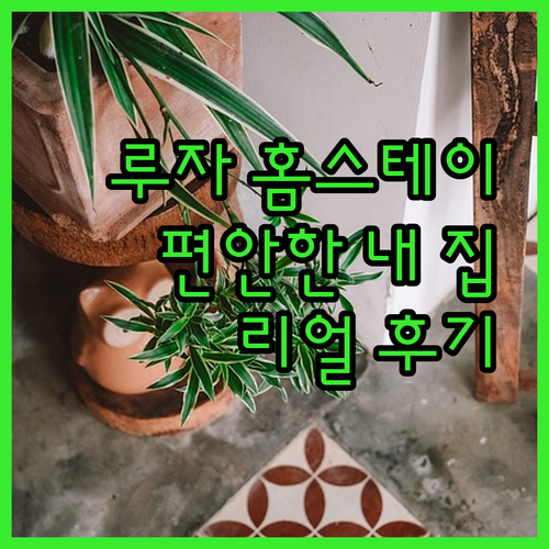 루자 홈스테이, 내 집처럼 편안한 곳