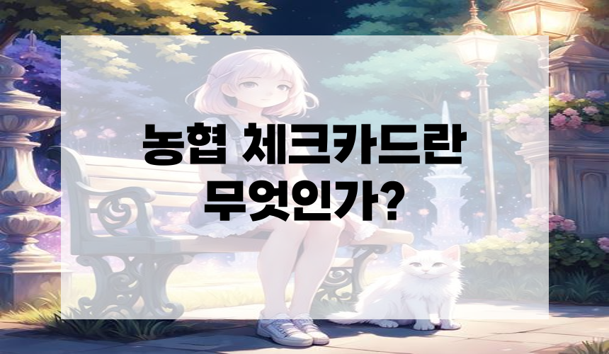 농협 체크카드란 무엇인가?