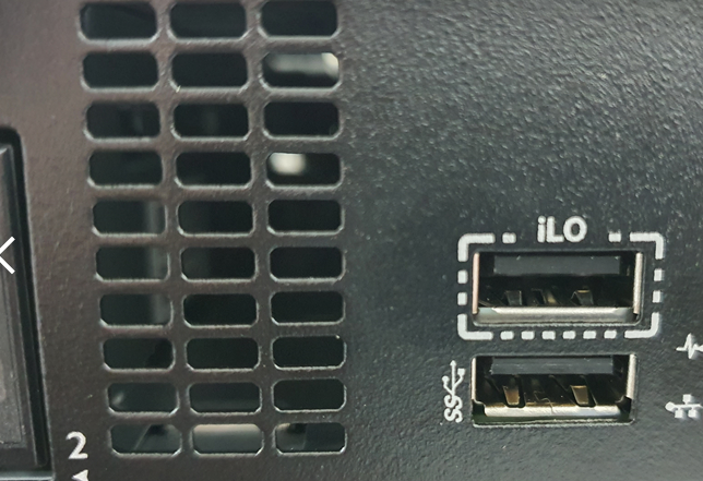HP Sever ILO USB port (HP ilo usb 포트 기능)