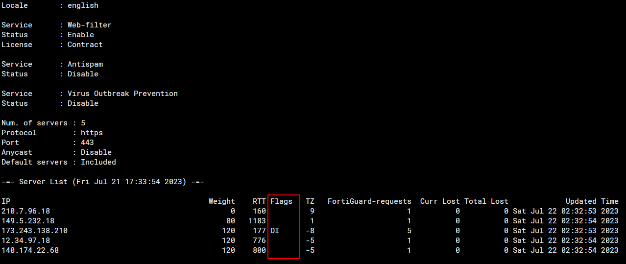 diagnose debug rating 명령어