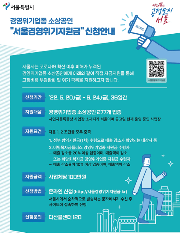 서울-소상공인-경영위기-지원금-지급대상-신청방법