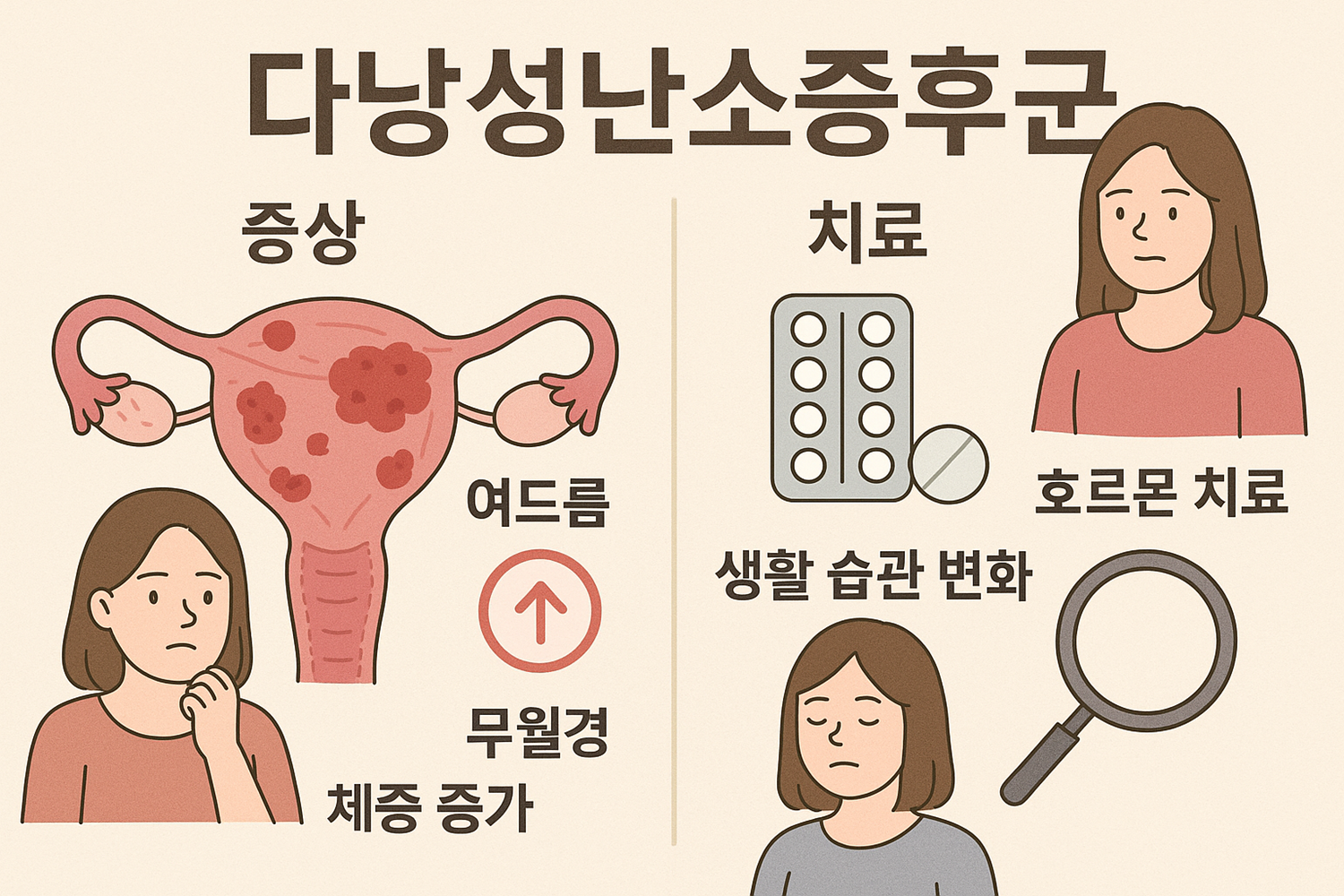다낭성난소증후군 증상과 치료