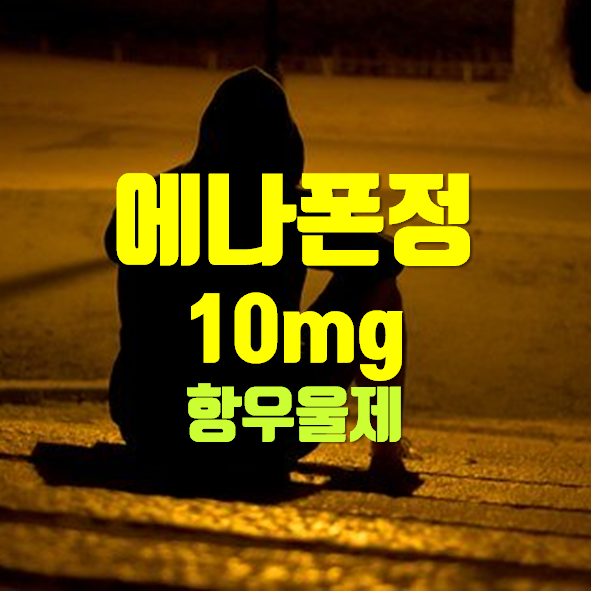  에나폰정 10mg 의약품 정보 알아봅시다