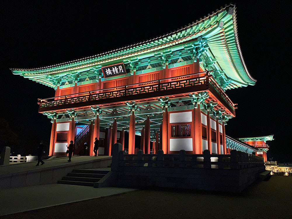 경주 월정교 야경 투어