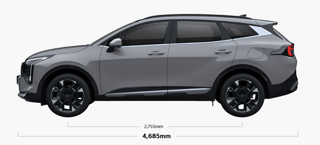 2025 기아 스포티지 크기 측면
