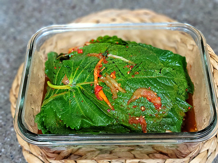 깻잎김치만들기 , 9