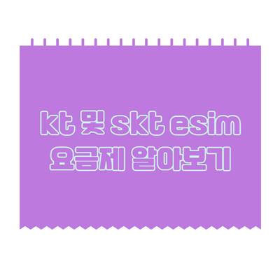 kt-skt-esim-요금제-알아보기