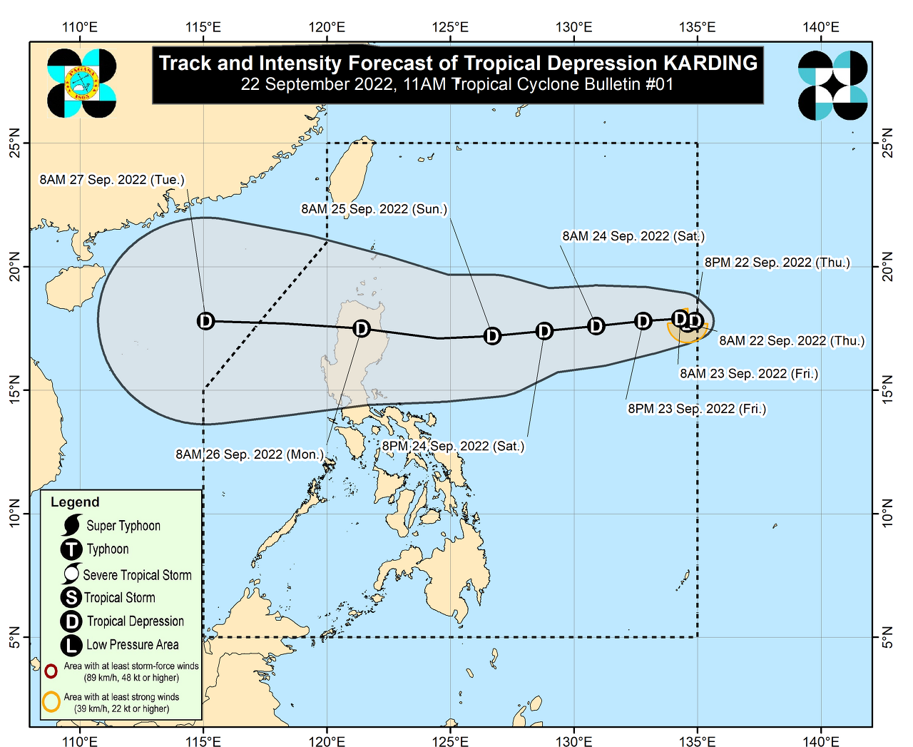 PAGASA TD Karding