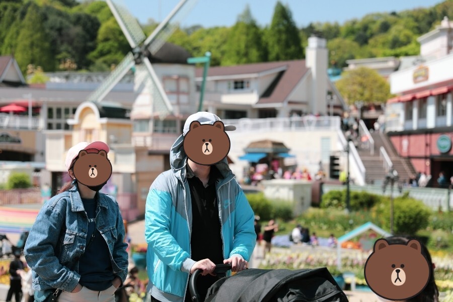  뚱주의 첫 에버랜드 방문! 17개월 아이(아기) 에버랜드 놀이기구 탑승 후기