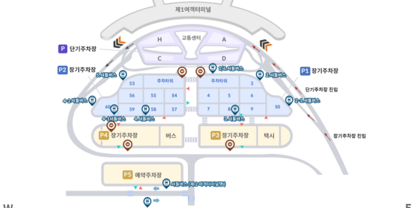 제1 여객터미널 주자장