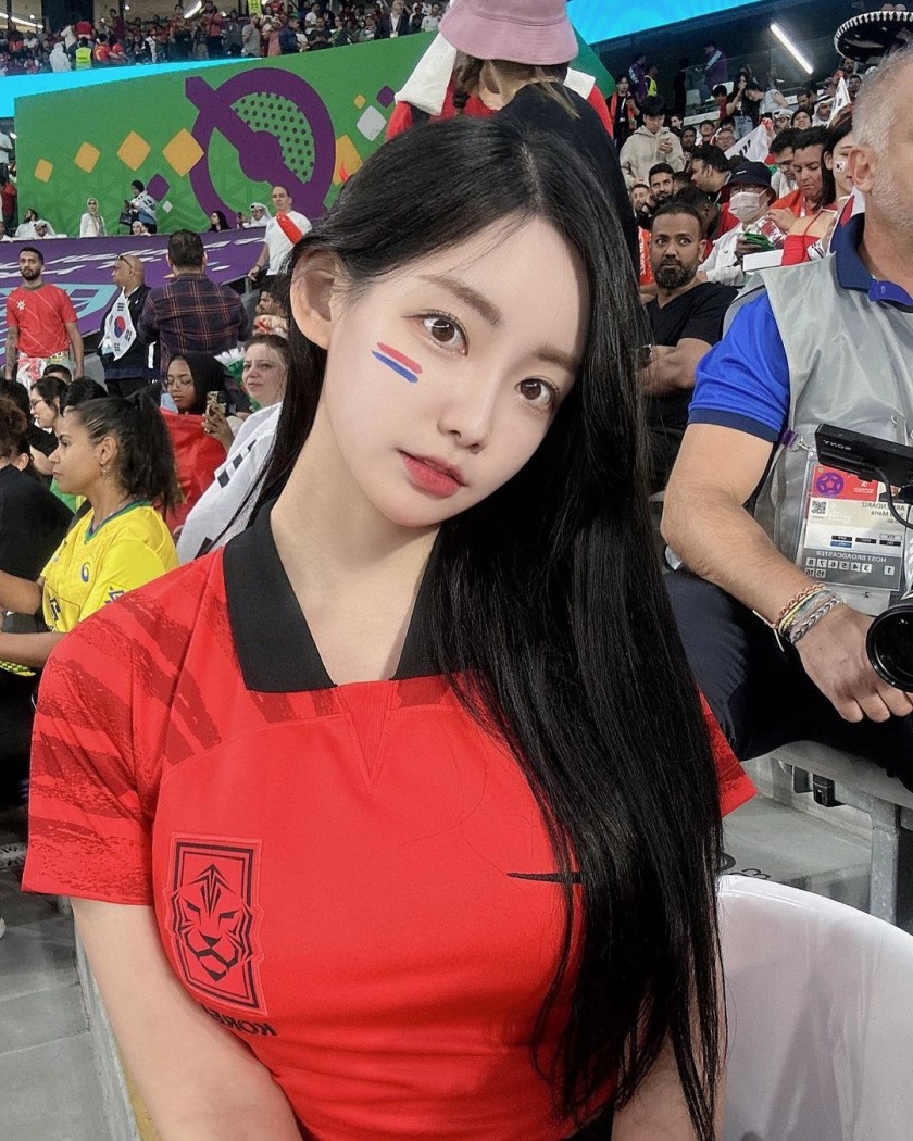  포르투갈전 직관온 곽민선 아나운서 사진