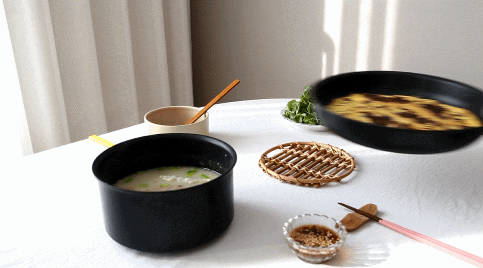 식탁 위 플레이팅까지 완벽! 테팔매직핸즈 인덕션 후라이팬세트 5