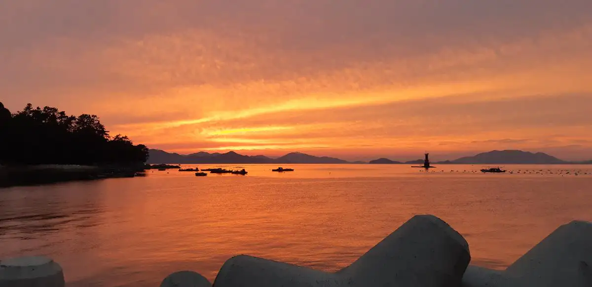 수우도 일몰