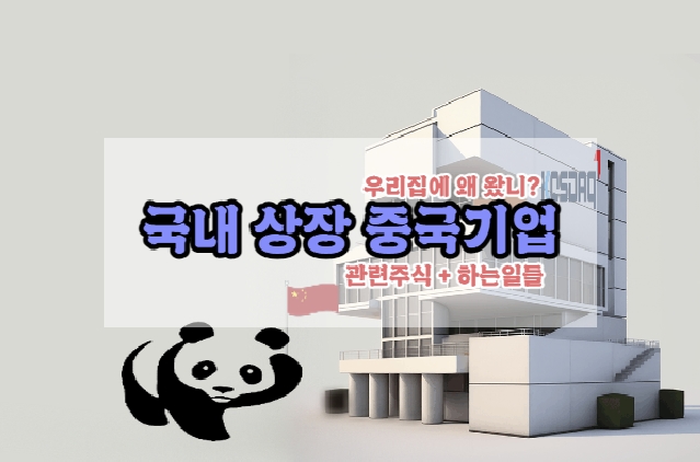  [국내 상장 중국기업 관련주] 중국 관련 이슈에 주가가 왔다리~갔다리~ 너네 우리 동네 왜 왔니!?