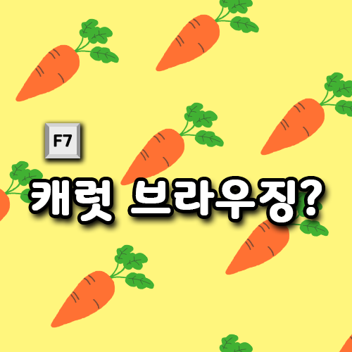  캐럿브라우징, 이게 뭘까요?
