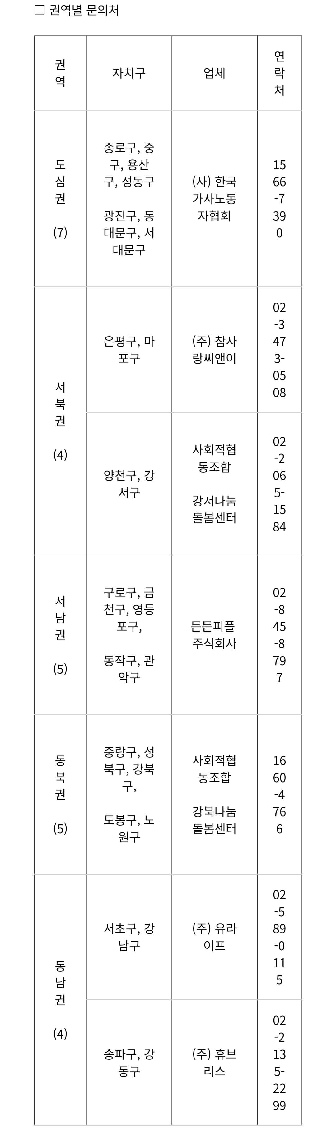 서울형가사서비스