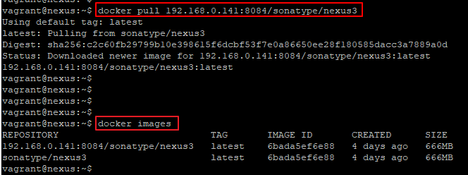 docker image pull 테스트