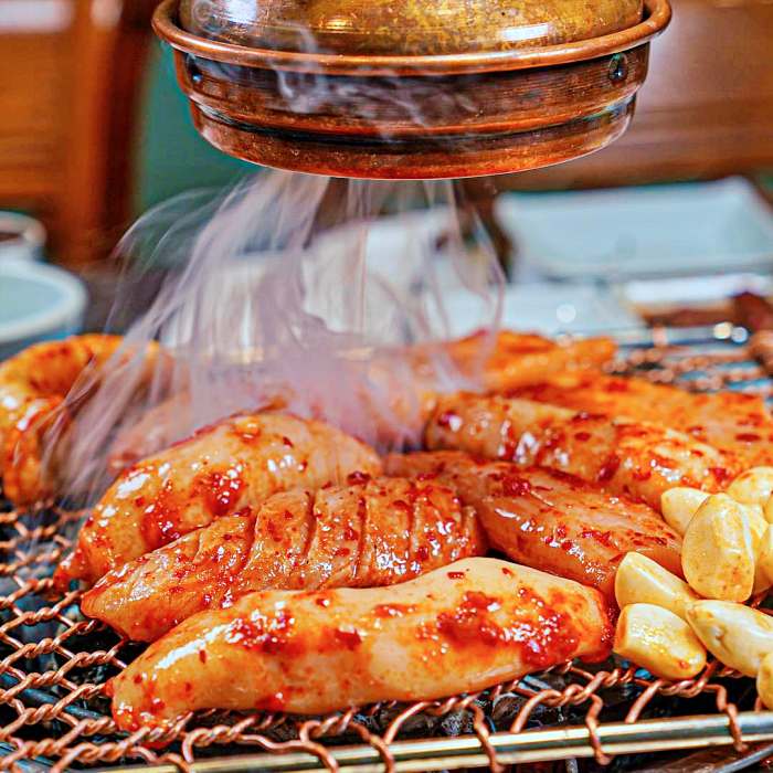 강남 압구정 도산공원 맛집 특양 한우 대창 양대창 구이