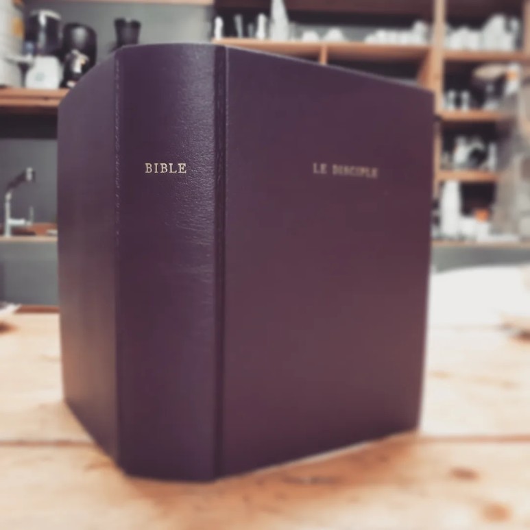 성경 보라색 가죽 장정 2