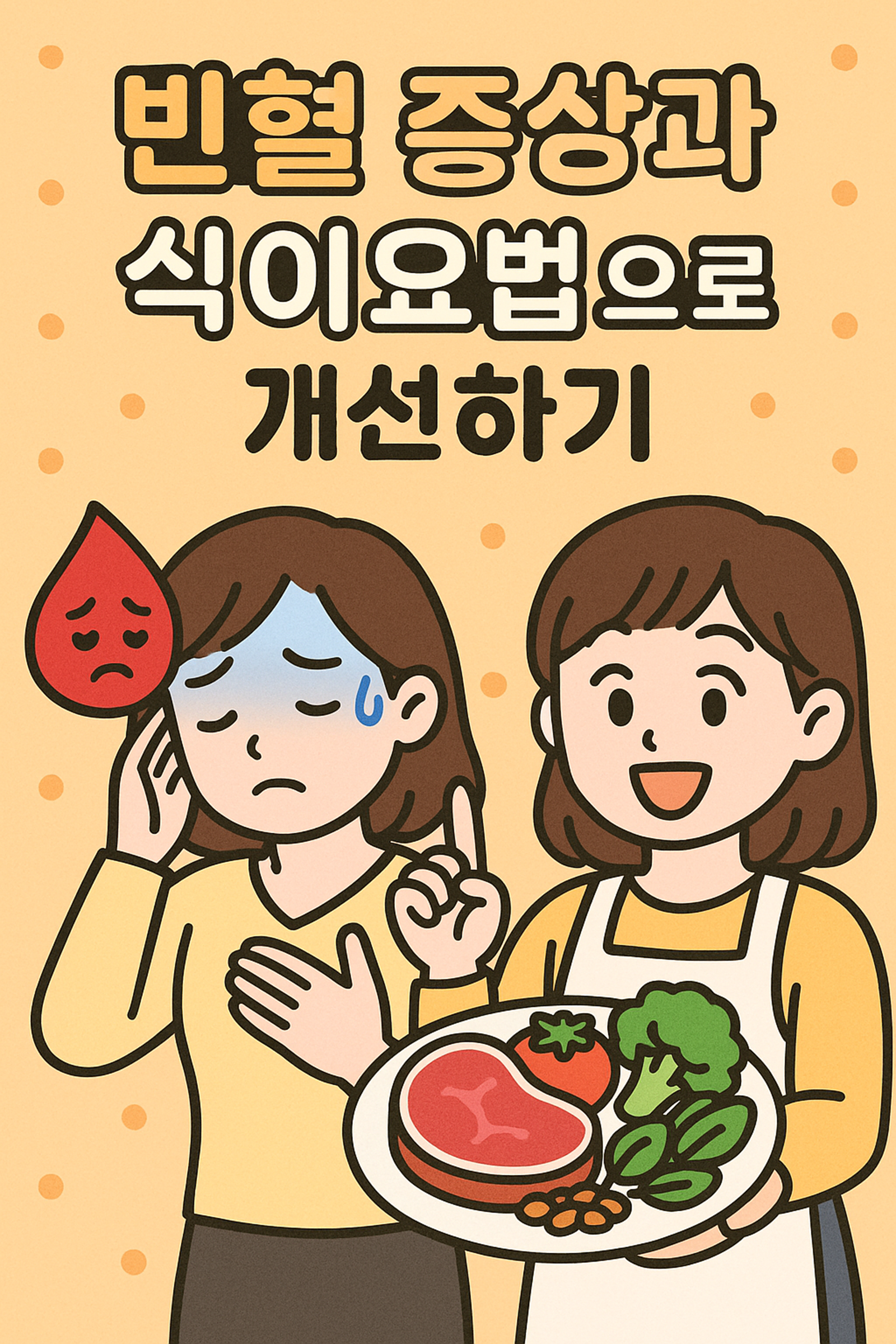 빈혈 증상과 식이요법으로 개선하기