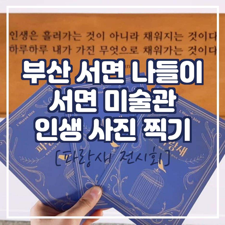  부산 서면 나들이 [서면 미술관편]