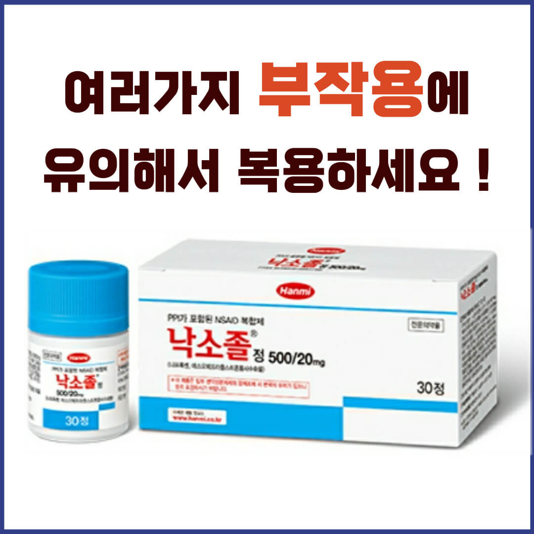 낙소졸정500/20mg 부작용