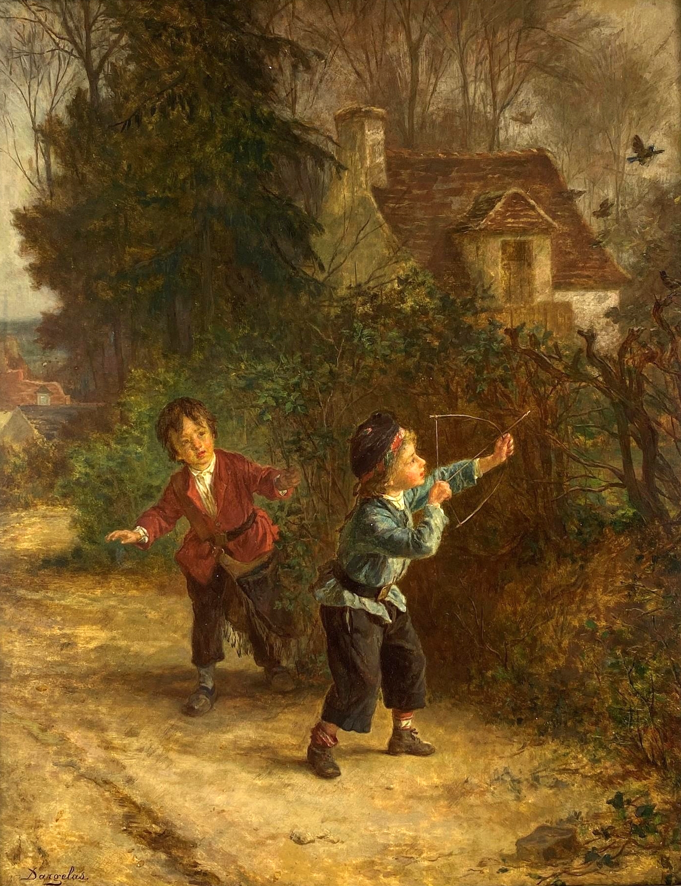 샤를 베르트랑 당트레그(Charles Bertrand d'Entraygues), 프랑스, 화가, 1850-1929