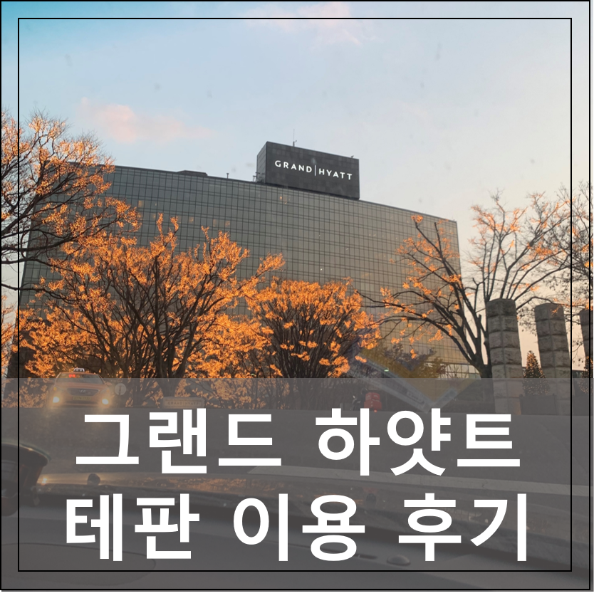  서울 그랜드 하얏트 호텔 Teppan 테판 이용후기
