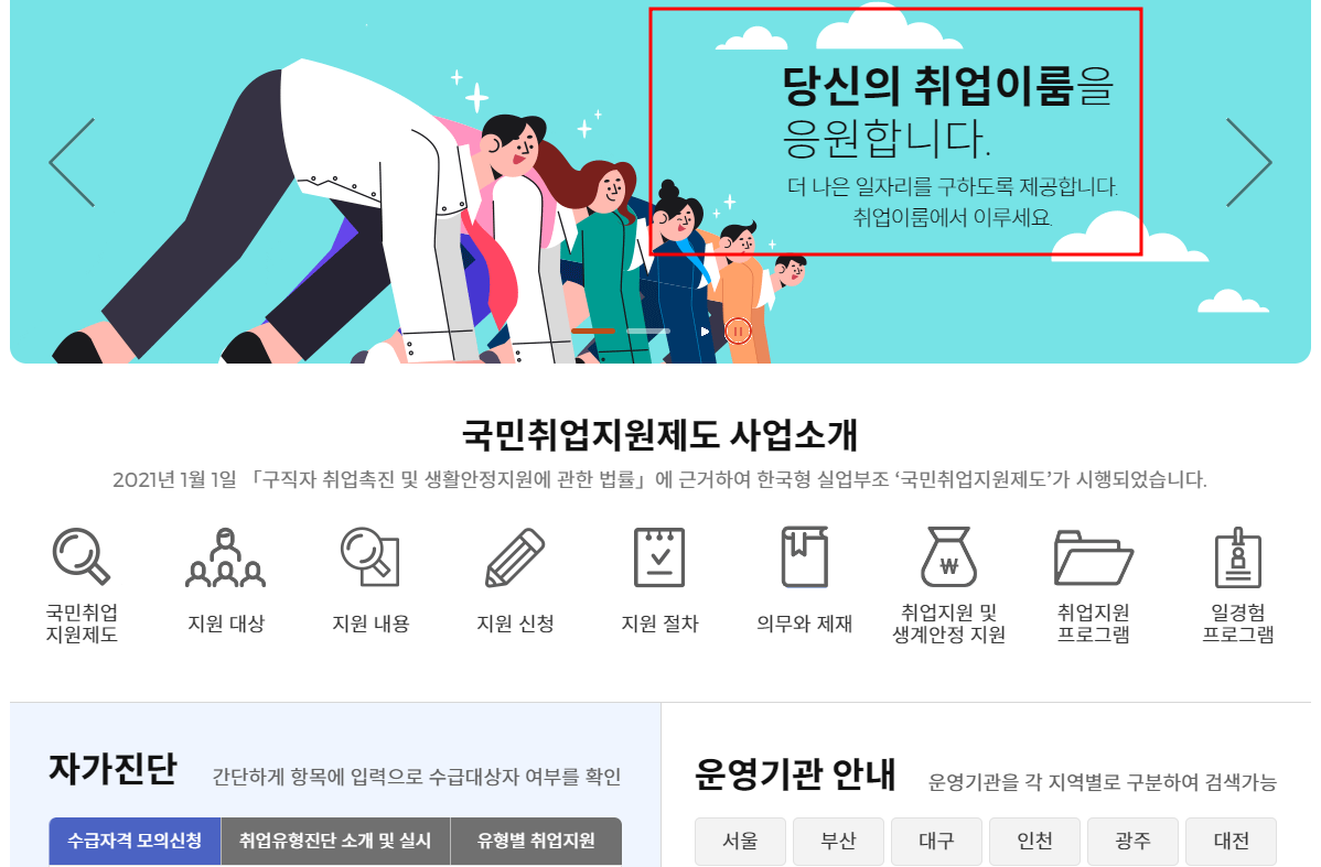 국민 취업지원 제도