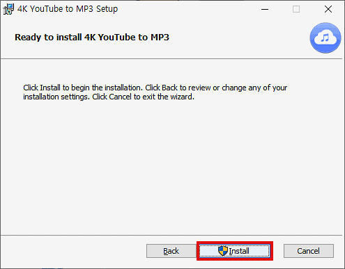 4K youtube to mp3 음원 추출 설치 4
