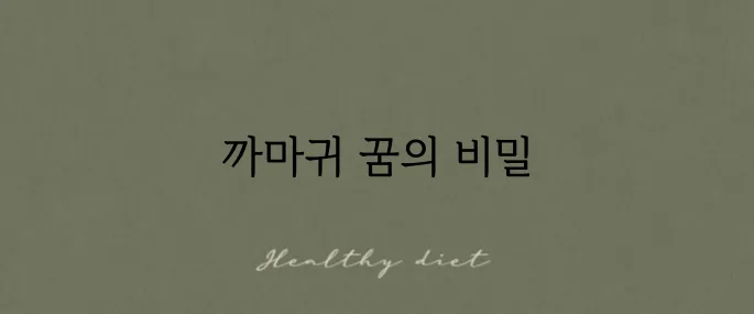 까마귀 꿈 해몽, 상황별 풀이와 깊은 의미를 알아보세요!