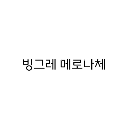 [고딕체]빙그레 메로나체 폰트 무료 다운로드(제작 : 빙그레)